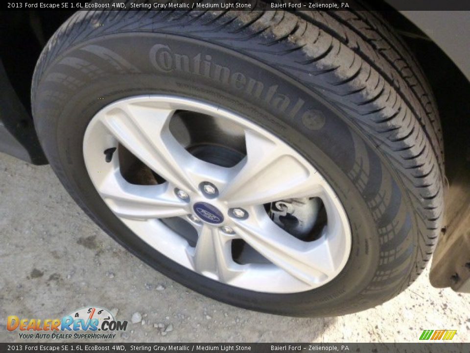 2013 Ford Escape SE 1.6L EcoBoost 4WD Sterling Gray Metallic / Medium Light Stone Photo #9