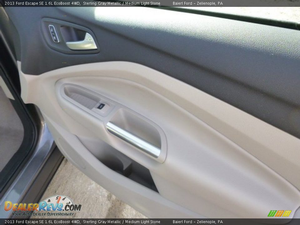 2013 Ford Escape SE 1.6L EcoBoost 4WD Sterling Gray Metallic / Medium Light Stone Photo #12