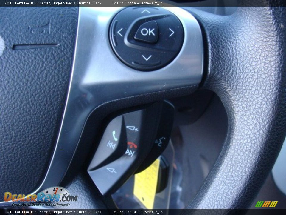 2013 Ford Focus SE Sedan Ingot Silver / Charcoal Black Photo #15