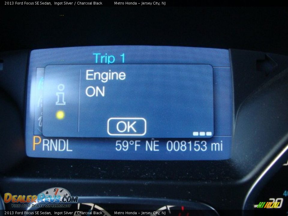 2013 Ford Focus SE Sedan Ingot Silver / Charcoal Black Photo #16