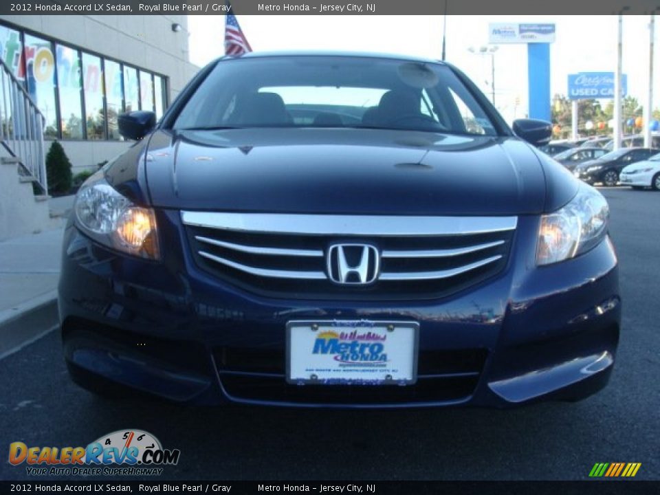 2012 Honda Accord LX Sedan Royal Blue Pearl / Gray Photo #2