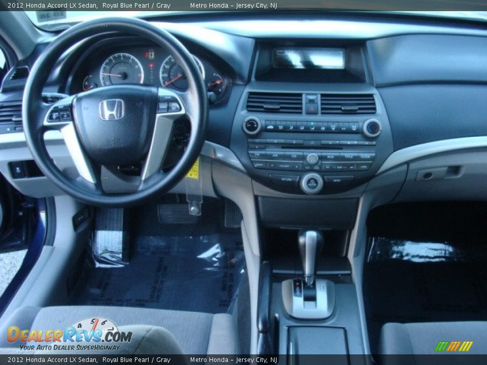 2012 Honda Accord LX Sedan Royal Blue Pearl / Gray Photo #15