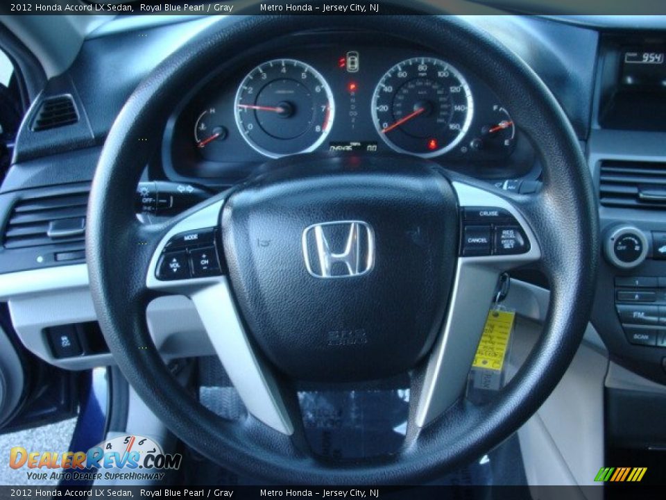 2012 Honda Accord LX Sedan Royal Blue Pearl / Gray Photo #16