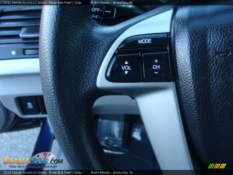 2012 Honda Accord LX Sedan Royal Blue Pearl / Gray Photo #17