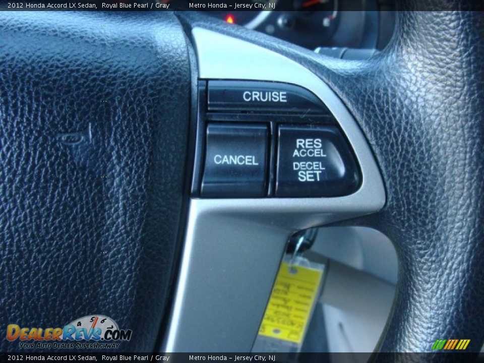 2012 Honda Accord LX Sedan Royal Blue Pearl / Gray Photo #18