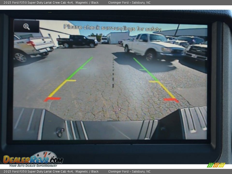 2015 Ford F350 Super Duty Lariat Crew Cab 4x4 Magnetic / Black Photo #18