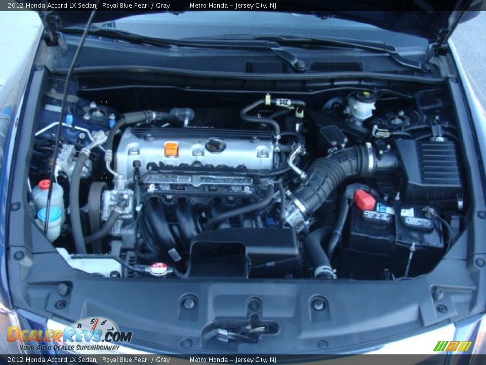 2012 Honda Accord LX Sedan Royal Blue Pearl / Gray Photo #28
