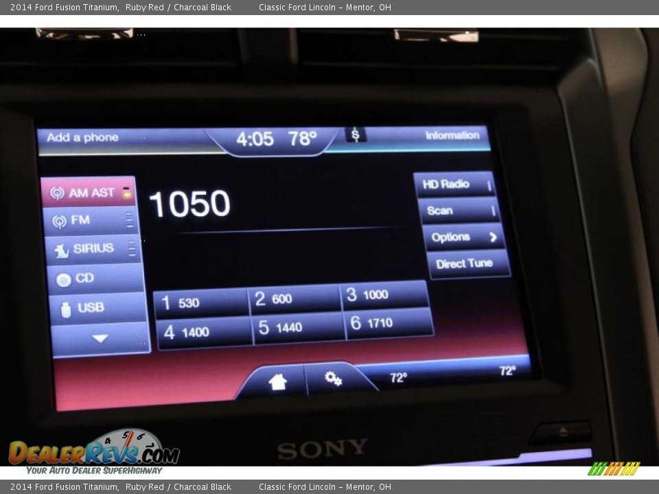 2014 Ford Fusion Titanium Ruby Red / Charcoal Black Photo #18