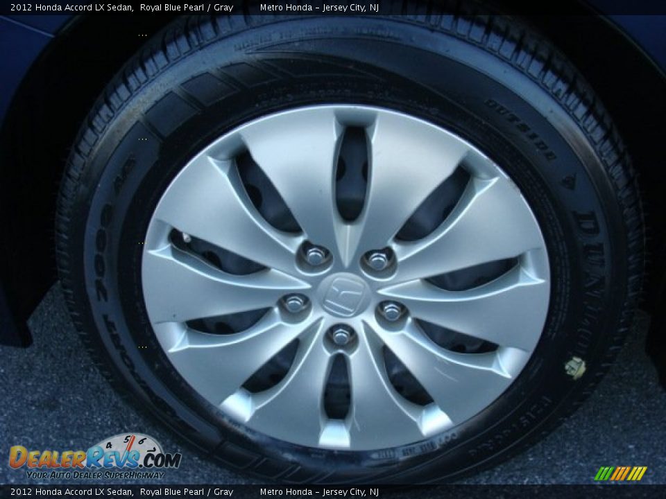 2012 Honda Accord LX Sedan Royal Blue Pearl / Gray Photo #30