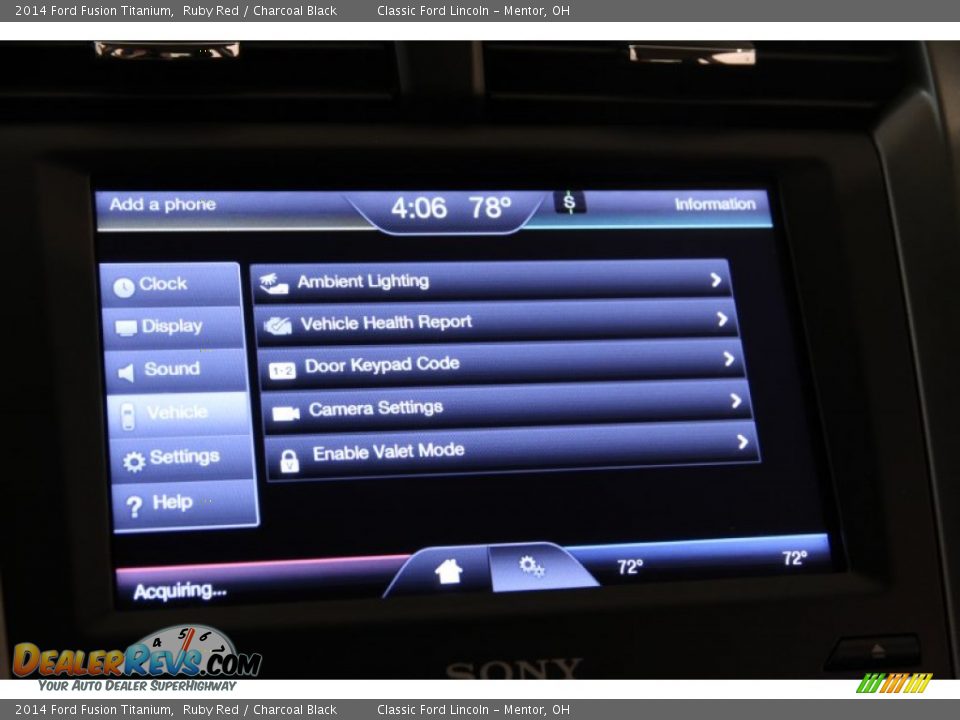 2014 Ford Fusion Titanium Ruby Red / Charcoal Black Photo #21