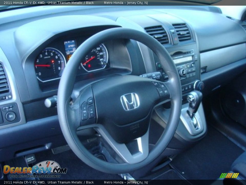 2011 Honda CR-V EX 4WD Urban Titanium Metallic / Black Photo #13