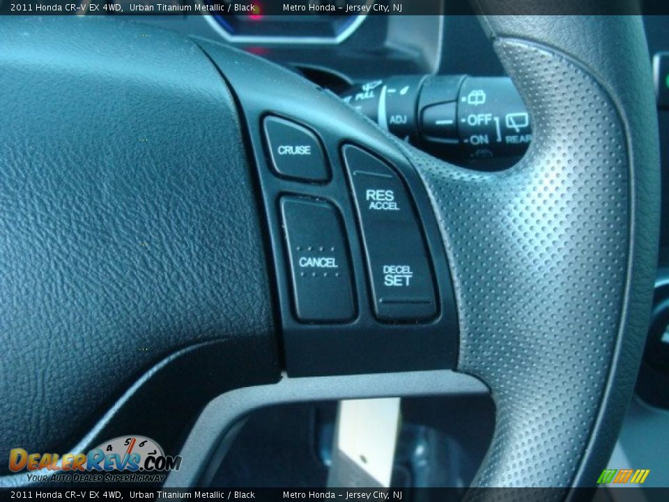 2011 Honda CR-V EX 4WD Urban Titanium Metallic / Black Photo #19