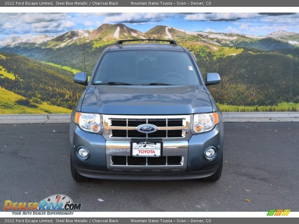 2012 Ford Escape Limited Steel Blue Metallic / Charcoal Black Photo #4