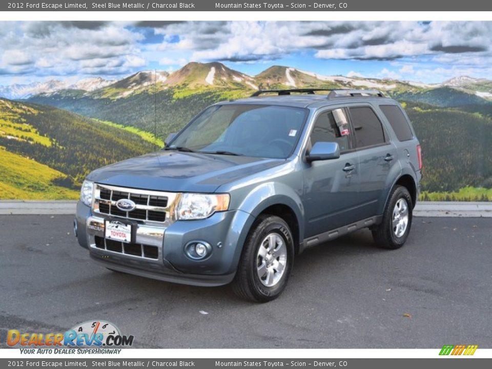 2012 Ford Escape Limited Steel Blue Metallic / Charcoal Black Photo #5