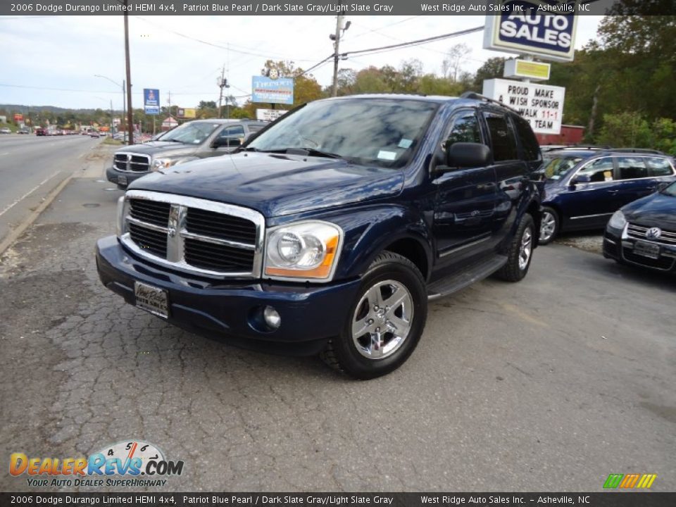 2006 Dodge Durango Limited HEMI 4x4 Patriot Blue Pearl / Dark Slate Gray/Light Slate Gray Photo #1