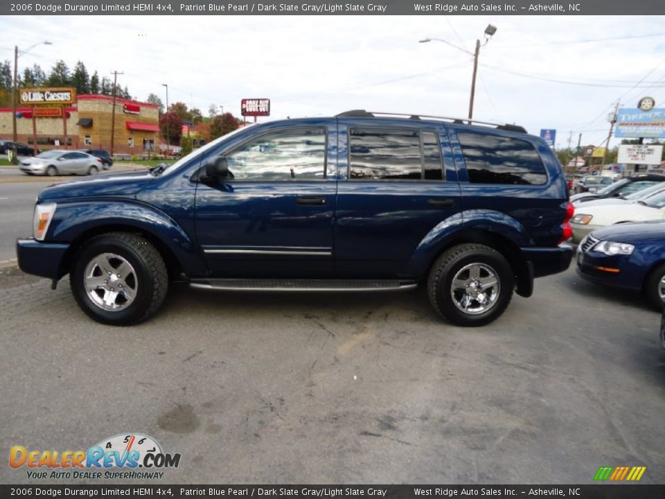 2006 Dodge Durango Limited HEMI 4x4 Patriot Blue Pearl / Dark Slate Gray/Light Slate Gray Photo #2