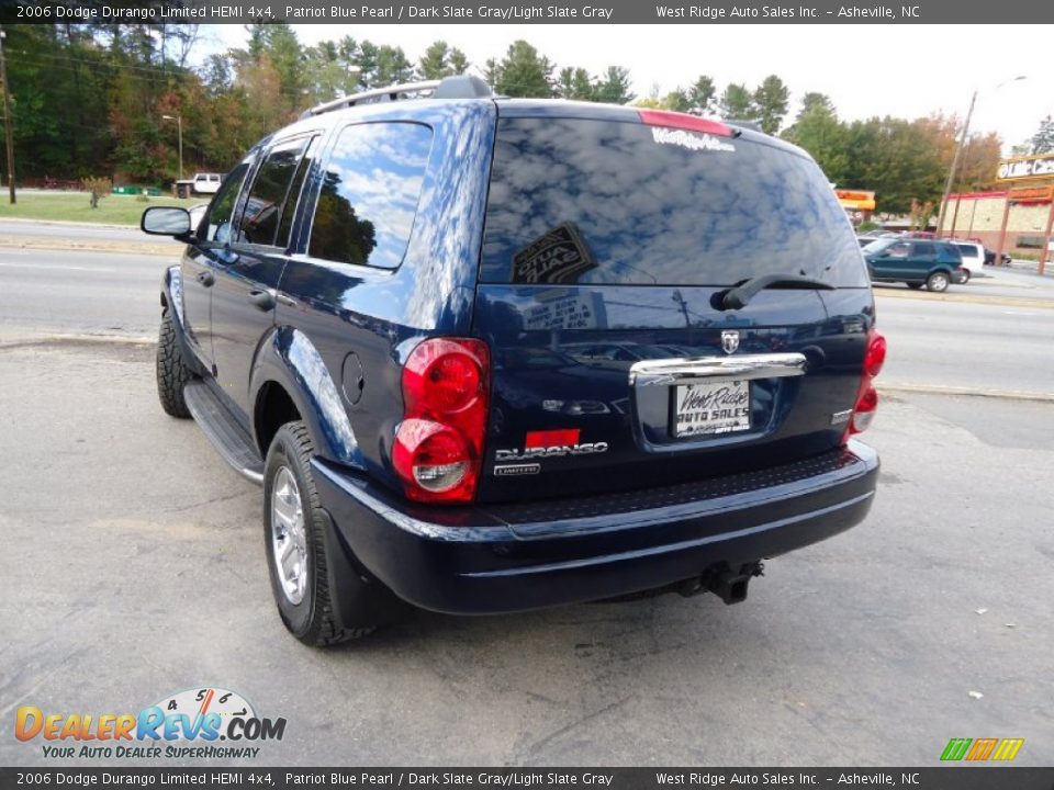 2006 Dodge Durango Limited HEMI 4x4 Patriot Blue Pearl / Dark Slate Gray/Light Slate Gray Photo #3
