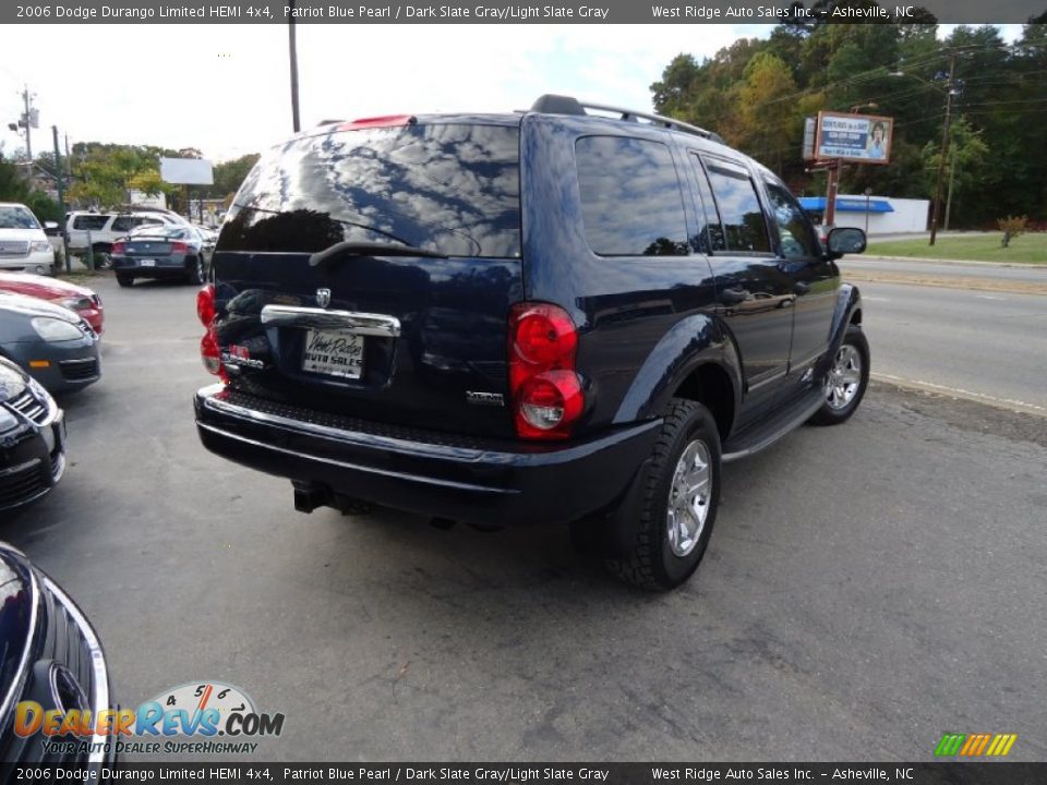 2006 Dodge Durango Limited HEMI 4x4 Patriot Blue Pearl / Dark Slate Gray/Light Slate Gray Photo #5