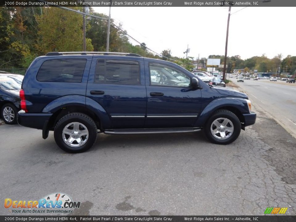 2006 Dodge Durango Limited HEMI 4x4 Patriot Blue Pearl / Dark Slate Gray/Light Slate Gray Photo #6