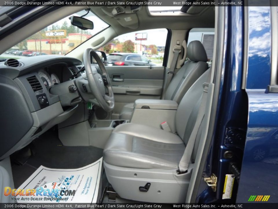 2006 Dodge Durango Limited HEMI 4x4 Patriot Blue Pearl / Dark Slate Gray/Light Slate Gray Photo #9