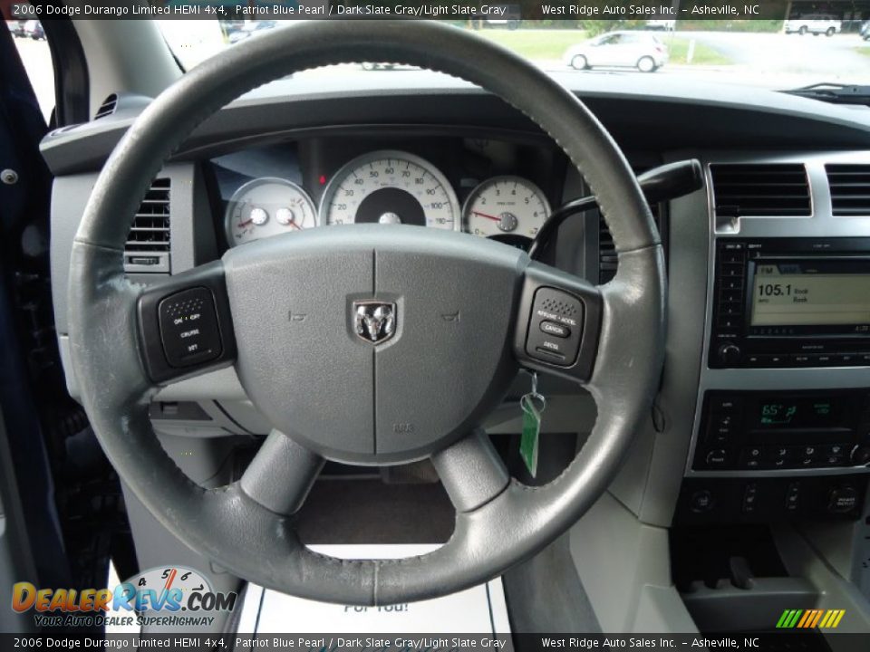 2006 Dodge Durango Limited HEMI 4x4 Patriot Blue Pearl / Dark Slate Gray/Light Slate Gray Photo #12