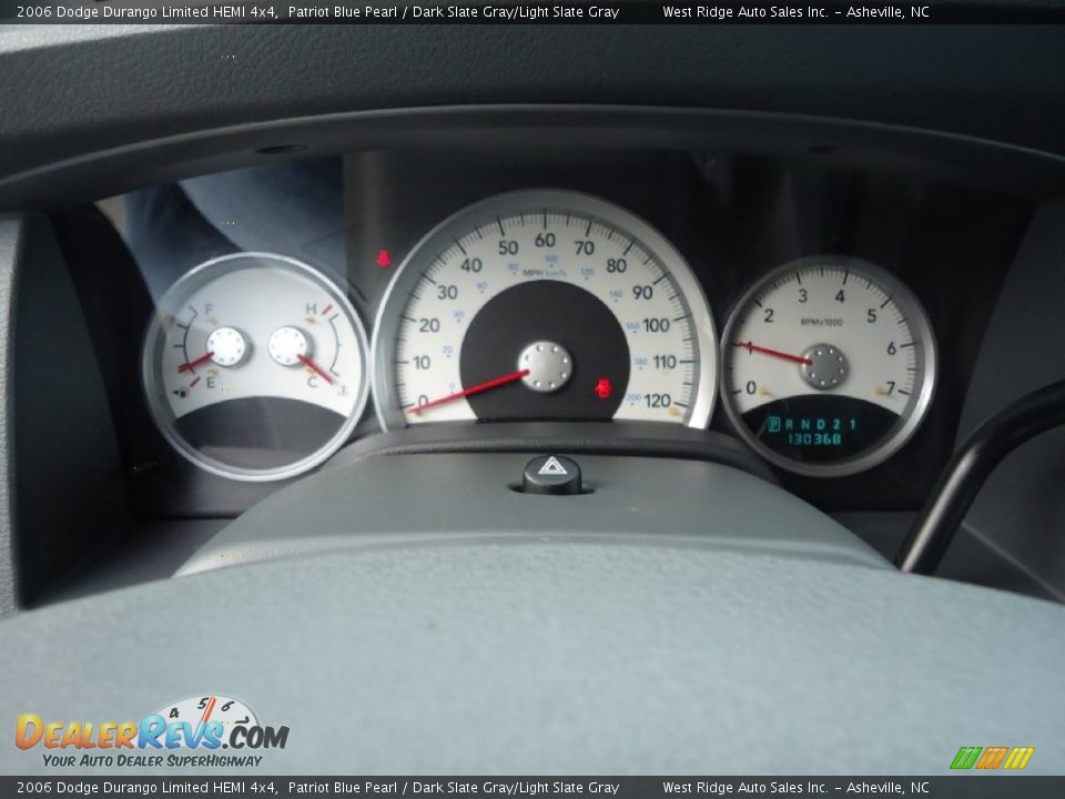 2006 Dodge Durango Limited HEMI 4x4 Patriot Blue Pearl / Dark Slate Gray/Light Slate Gray Photo #13