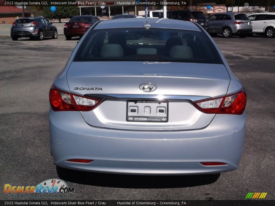 2013 Hyundai Sonata GLS Iridescent Silver Blue Pearl / Gray Photo #8