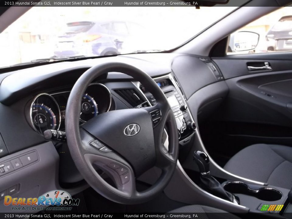2013 Hyundai Sonata GLS Iridescent Silver Blue Pearl / Gray Photo #10