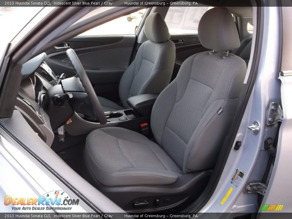 2013 Hyundai Sonata GLS Iridescent Silver Blue Pearl / Gray Photo #11
