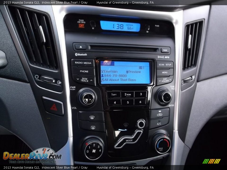 2013 Hyundai Sonata GLS Iridescent Silver Blue Pearl / Gray Photo #16