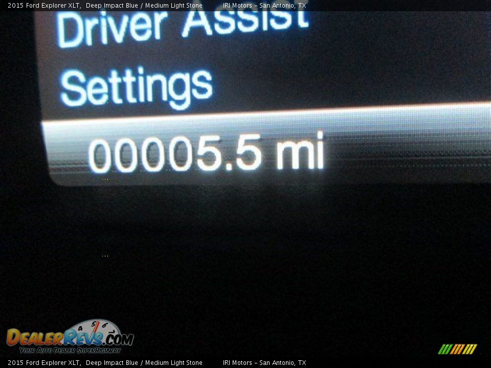 2015 Ford Explorer XLT Deep Impact Blue / Medium Light Stone Photo #19