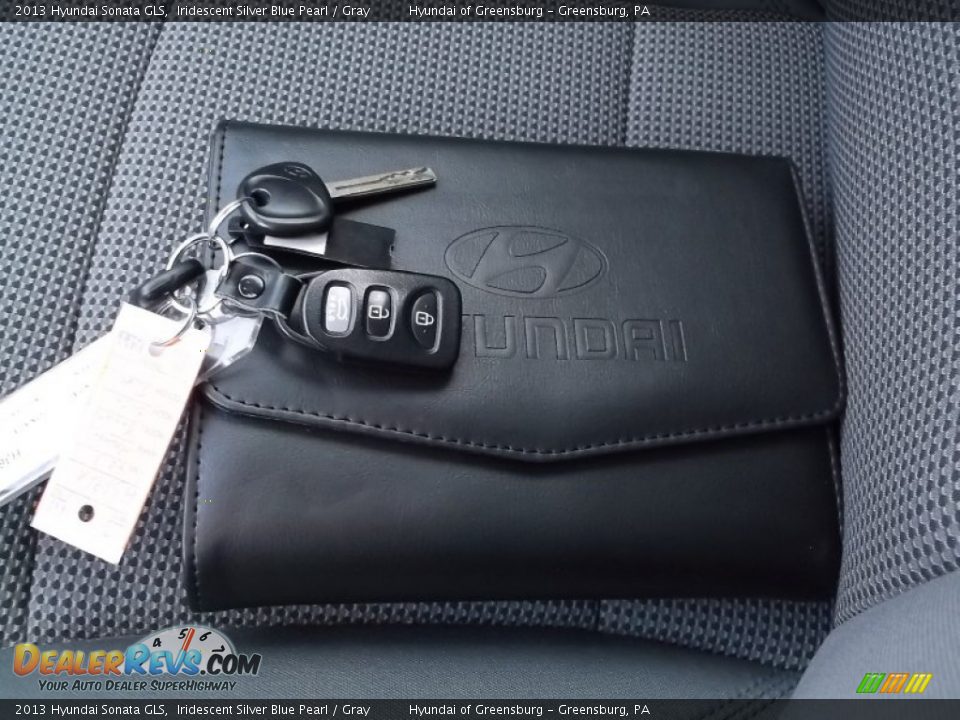 2013 Hyundai Sonata GLS Iridescent Silver Blue Pearl / Gray Photo #22