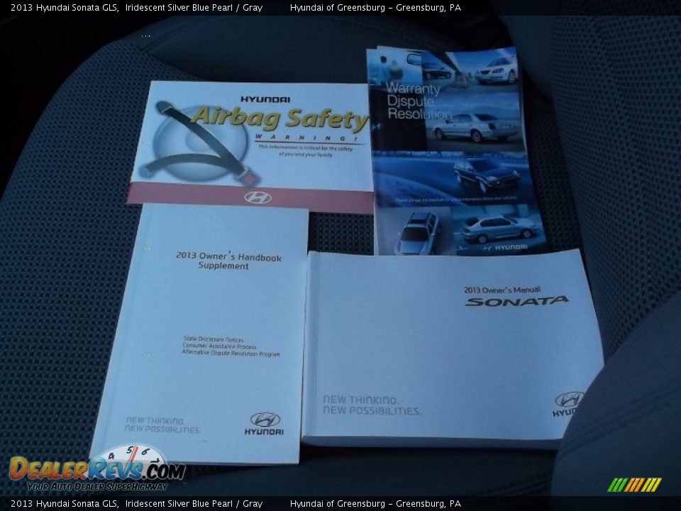 2013 Hyundai Sonata GLS Iridescent Silver Blue Pearl / Gray Photo #23