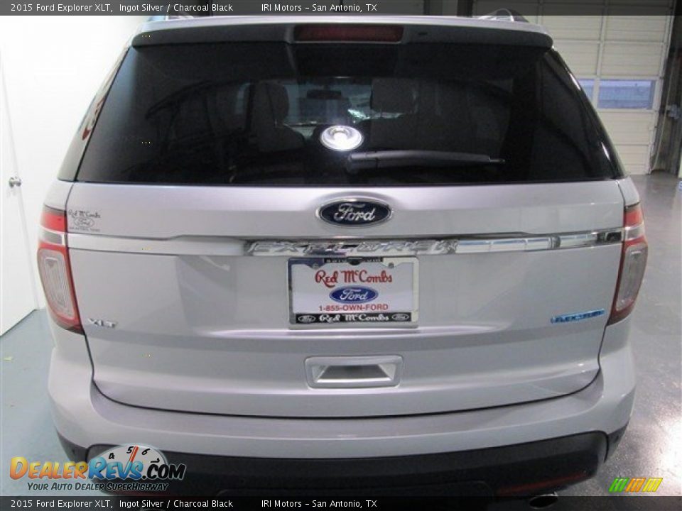 2015 Ford Explorer XLT Ingot Silver / Charcoal Black Photo #5