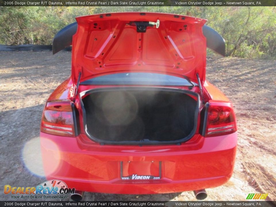 2006 Dodge Charger R/T Daytona Inferno Red Crystal Pearl / Dark Slate Gray/Light Graystone Photo #12