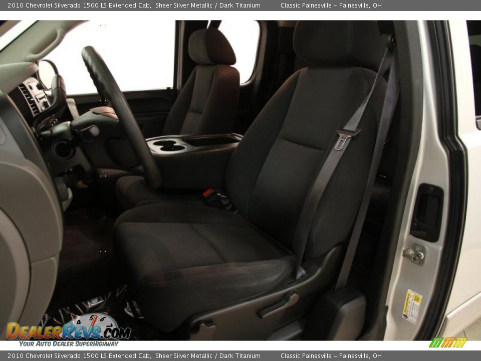 2010 Chevrolet Silverado 1500 LS Extended Cab Sheer Silver Metallic / Dark Titanium Photo #5