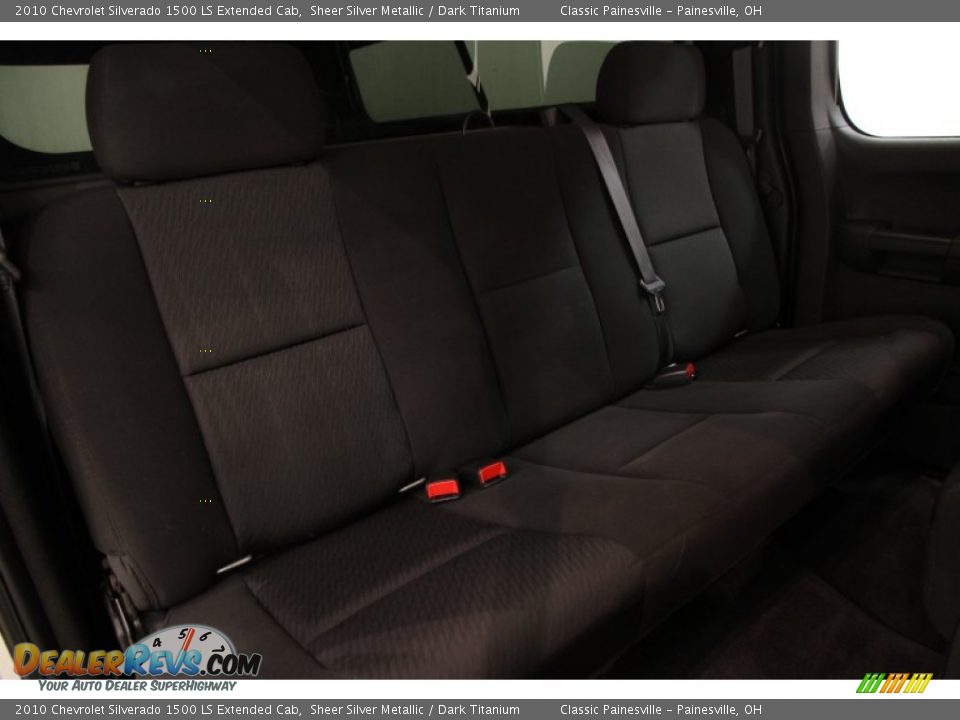 2010 Chevrolet Silverado 1500 LS Extended Cab Sheer Silver Metallic / Dark Titanium Photo #12