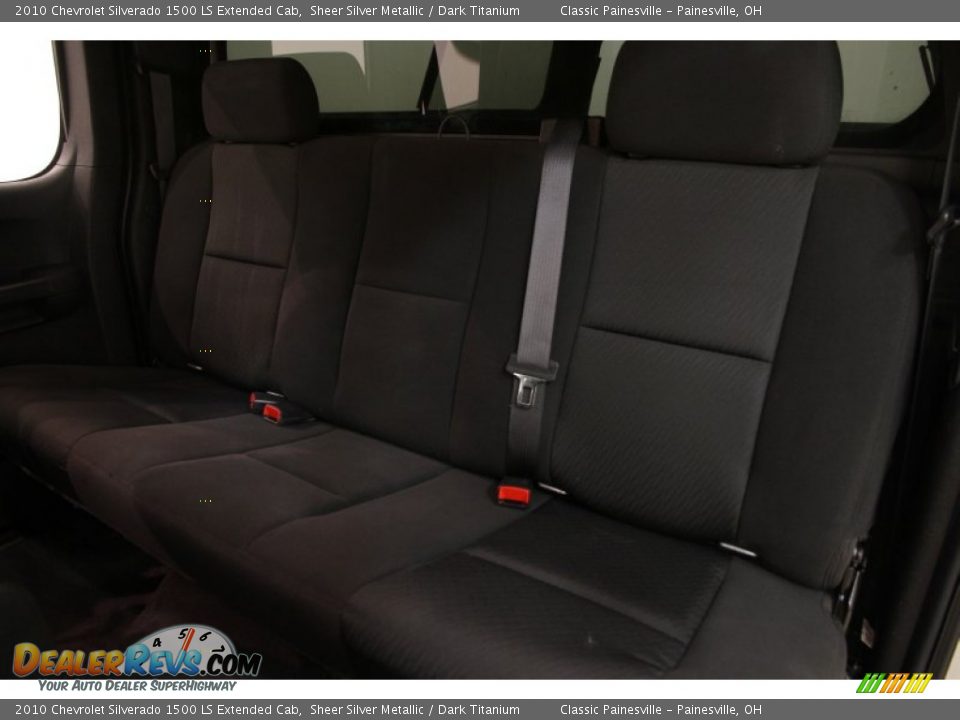 2010 Chevrolet Silverado 1500 LS Extended Cab Sheer Silver Metallic / Dark Titanium Photo #13