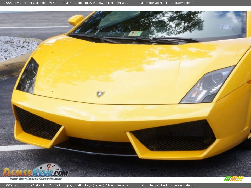 2009 Lamborghini Gallardo LP560-4 Coupe Giallo Halys (Yellow) / Nero Perseus Photo #3