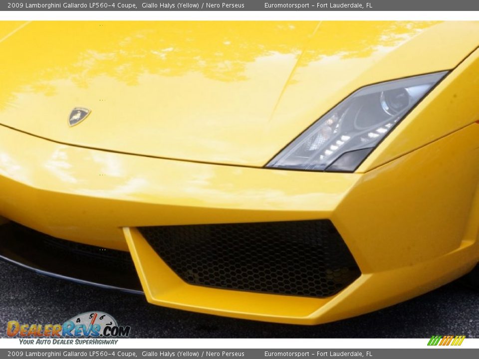 2009 Lamborghini Gallardo LP560-4 Coupe Giallo Halys (Yellow) / Nero Perseus Photo #5