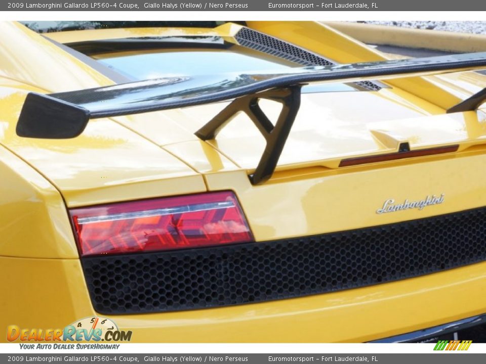 2009 Lamborghini Gallardo LP560-4 Coupe Giallo Halys (Yellow) / Nero Perseus Photo #12