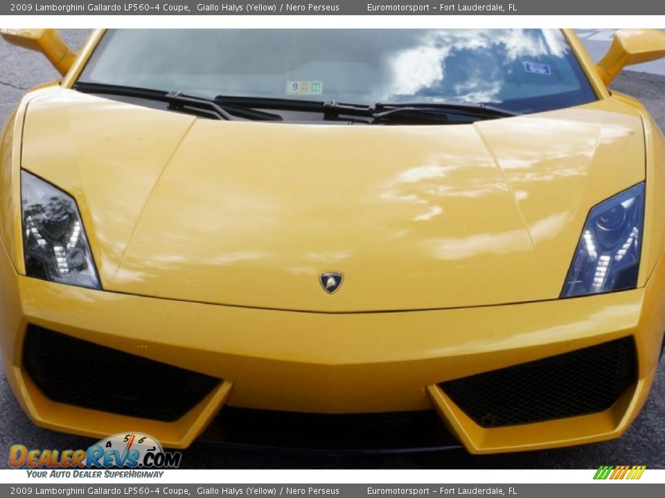 2009 Lamborghini Gallardo LP560-4 Coupe Giallo Halys (Yellow) / Nero Perseus Photo #16