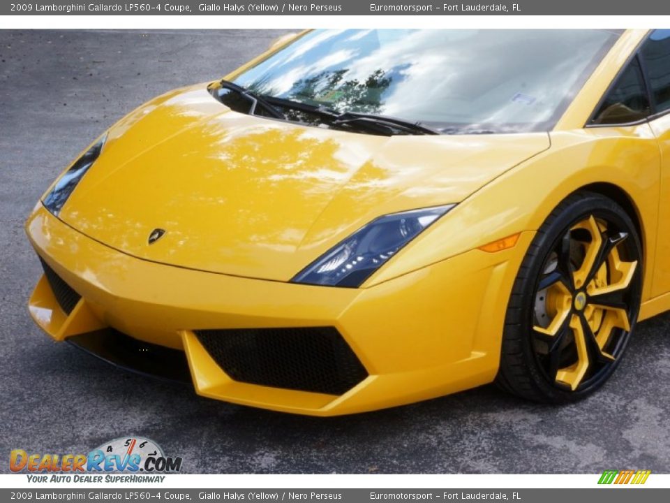 2009 Lamborghini Gallardo LP560-4 Coupe Giallo Halys (Yellow) / Nero Perseus Photo #20