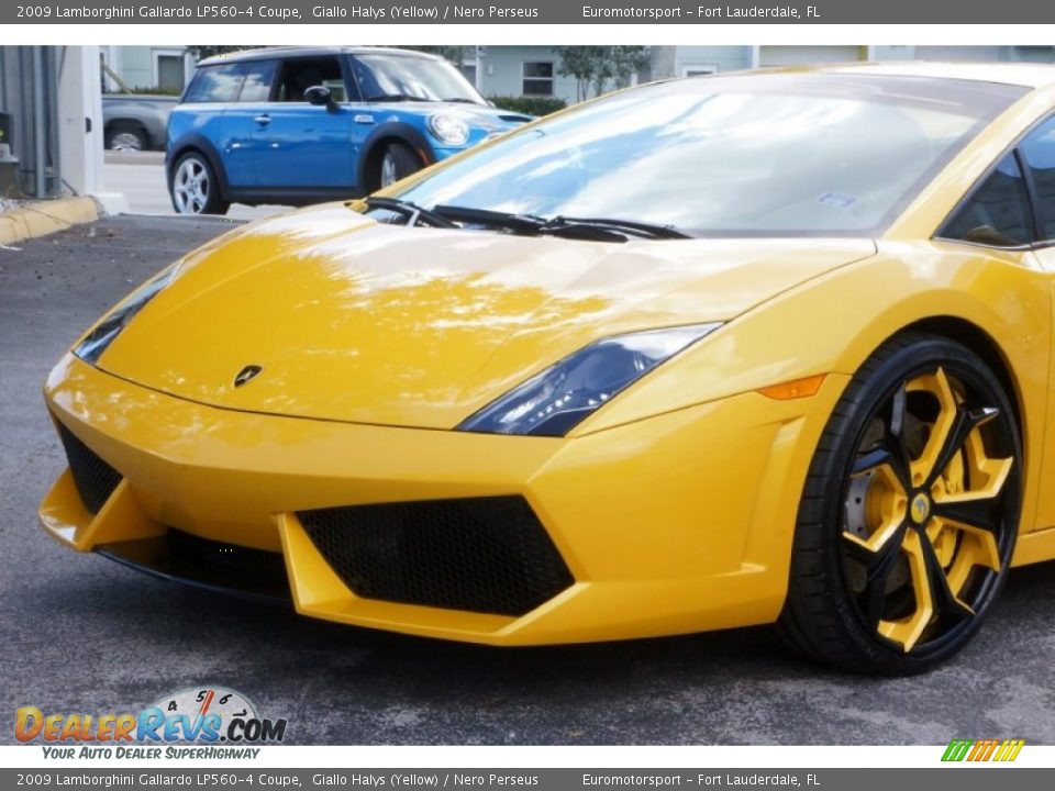 2009 Lamborghini Gallardo LP560-4 Coupe Giallo Halys (Yellow) / Nero Perseus Photo #21