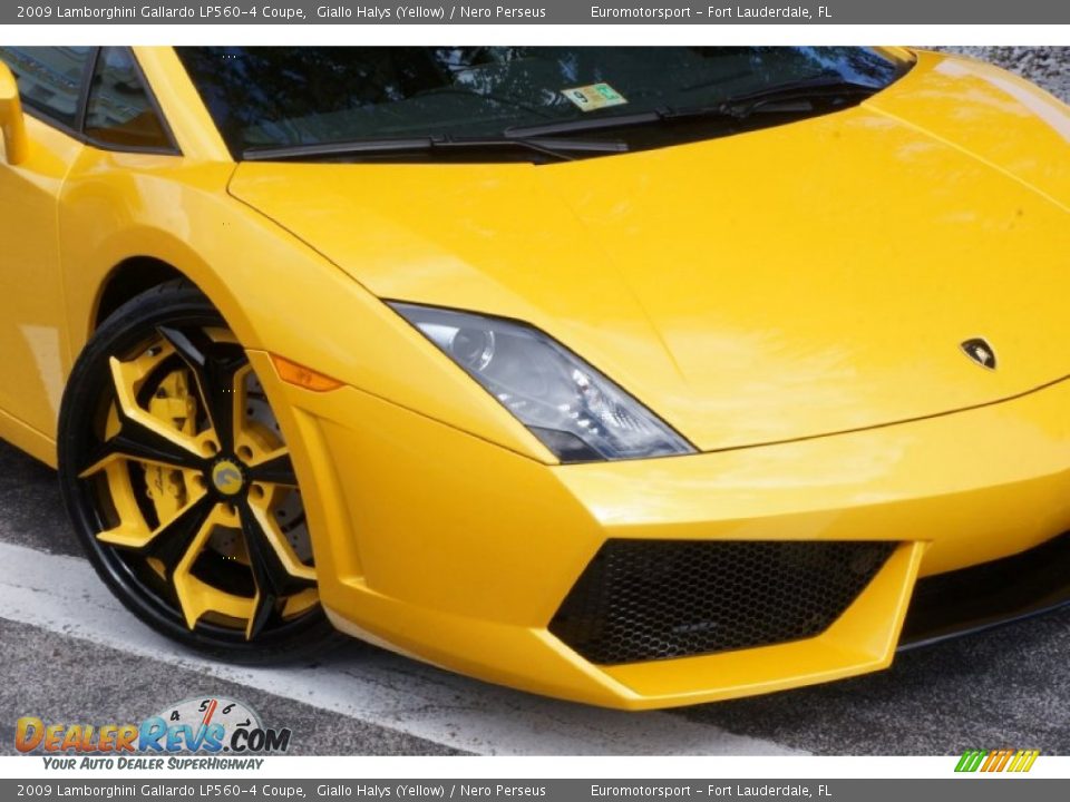 2009 Lamborghini Gallardo LP560-4 Coupe Giallo Halys (Yellow) / Nero Perseus Photo #27