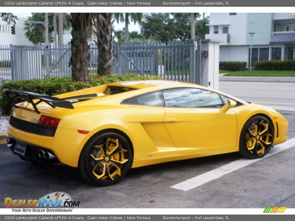 2009 Lamborghini Gallardo LP560-4 Coupe Giallo Halys (Yellow) / Nero Perseus Photo #31