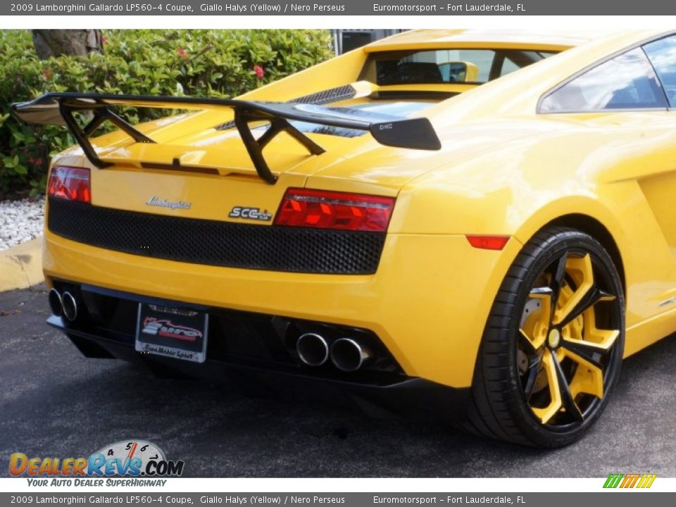 2009 Lamborghini Gallardo LP560-4 Coupe Giallo Halys (Yellow) / Nero Perseus Photo #32