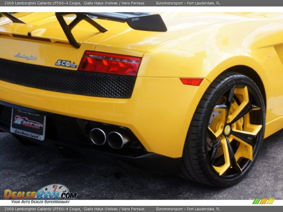2009 Lamborghini Gallardo LP560-4 Coupe Giallo Halys (Yellow) / Nero Perseus Photo #33
