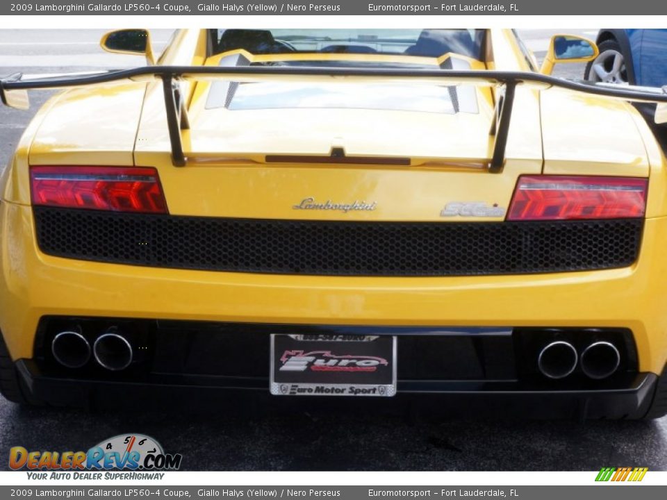2009 Lamborghini Gallardo LP560-4 Coupe Giallo Halys (Yellow) / Nero Perseus Photo #35