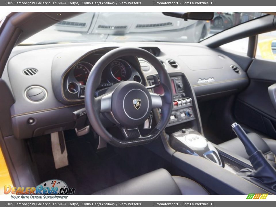 Dashboard of 2009 Lamborghini Gallardo LP560-4 Coupe Photo #42